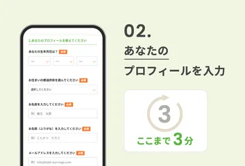 あなたのプロフィールを入力