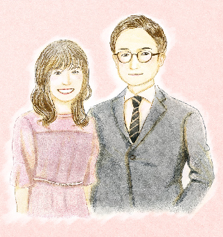 お2人の写真