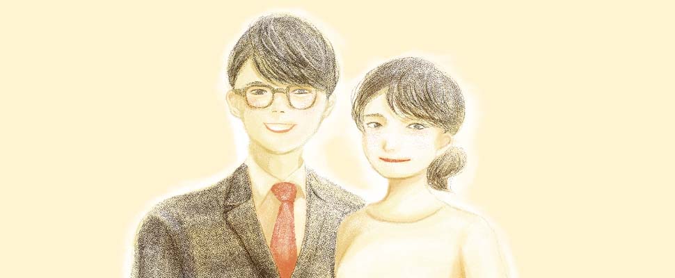 成婚したお2人の写真