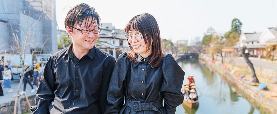 成婚カップルの写真