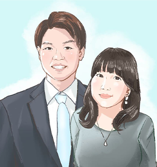 お2人の写真