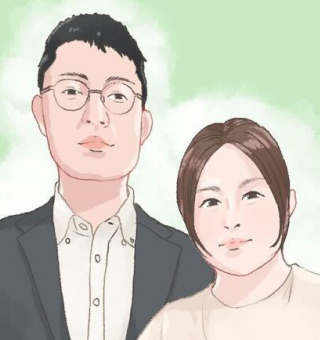 お2人の写真